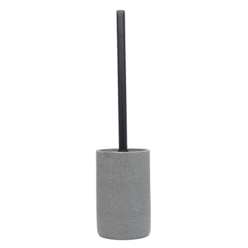Blue Canyon Grey Toilet Brush & Holder With Lid
