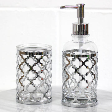 Moroccan Style Glass Lotion Dispenser