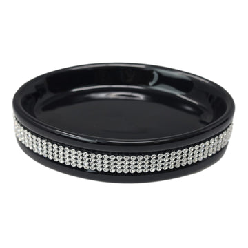 Blue Canyon Black Diamante Band Soap Dish