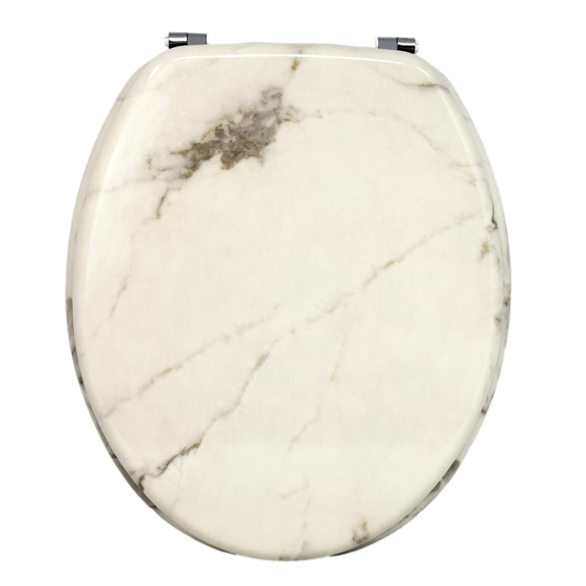 Blue Canyon Marbled Wooden Toilet Seat With Lid