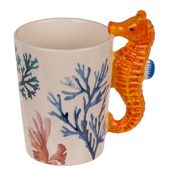 300ml Stoneware Mug Seahorse