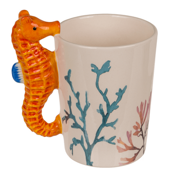 300ml Stoneware Mug Seahorse