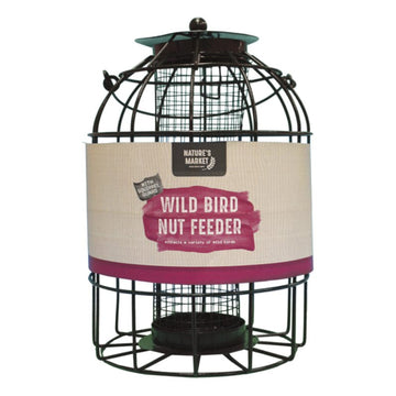 Hanging Squirrel Resistant Nut Bird Feeder Station