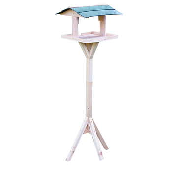 Wooden Bird Food Table Feeding Station Free Standing