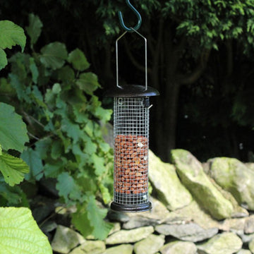 Hanging Mesh Screen Wild Bird Nut Feeder Station