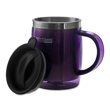 ThermoCafe 450ml Desk Mug Purple