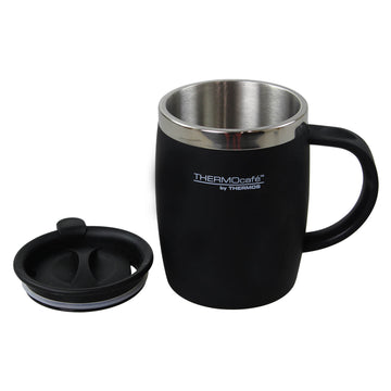 Thermos 450ml Black ThermoCafe Mug