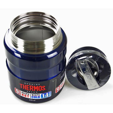 Thermos 470ml Blue Food Flask with Spoon