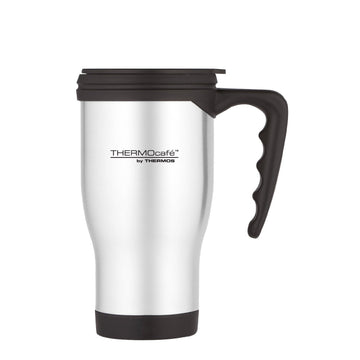Thermos Thermocafe 400ml Silver Insulated Thermal Cup