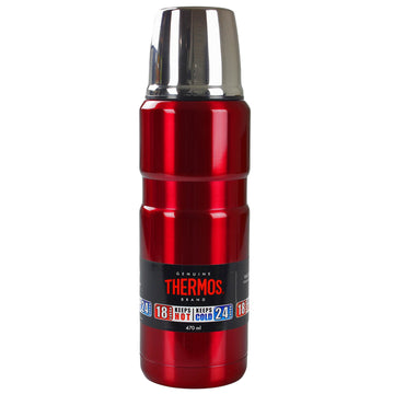 Thermos 470ml Red King Vacuum Flask