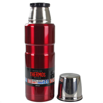 Thermos 470ml Red King Vacuum Flask