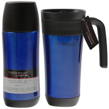Thermos 500ml Insulated ThermoCafé Flask & Mug Set