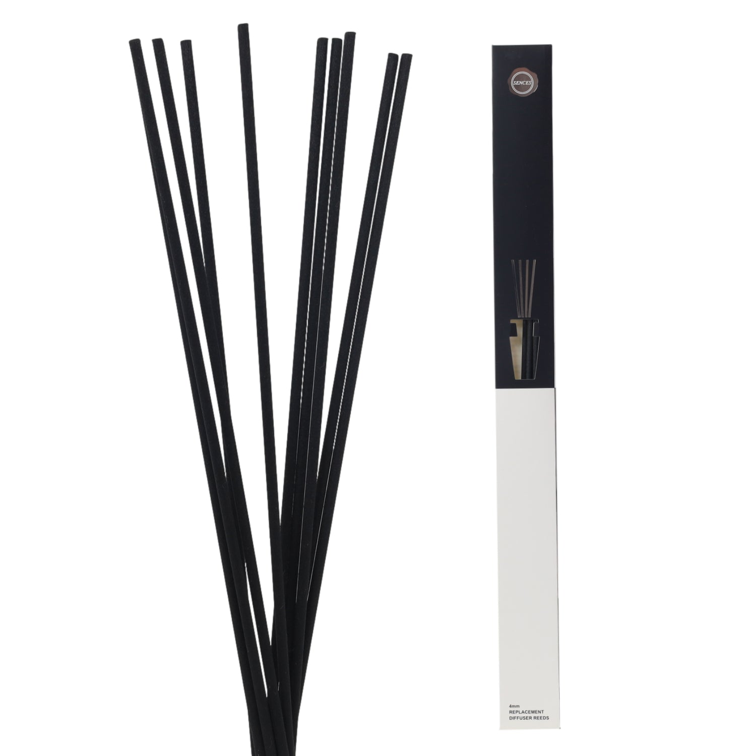 8Pcs 55cm Baltus Long Black Fragrance Reed Sticks Replacement for Oil Diffusers