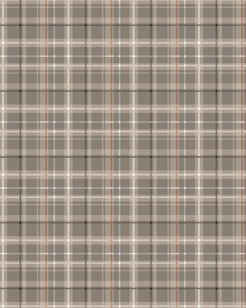 Tartan Check Flannel Blanket Throw, 120x150cm, Natural & Beige