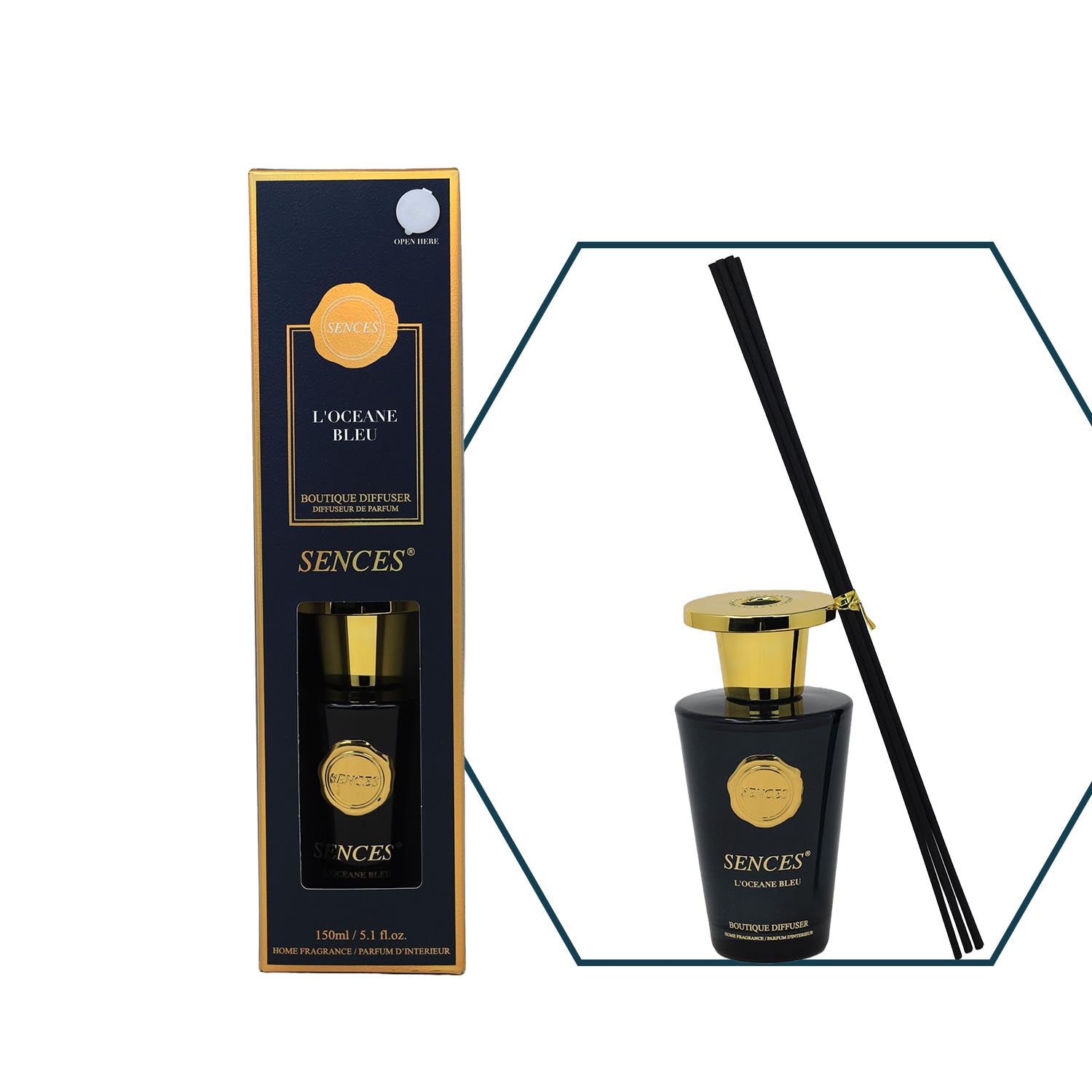 Baltus Reed Diffuser 150ml Sences L'Oceane Bleu