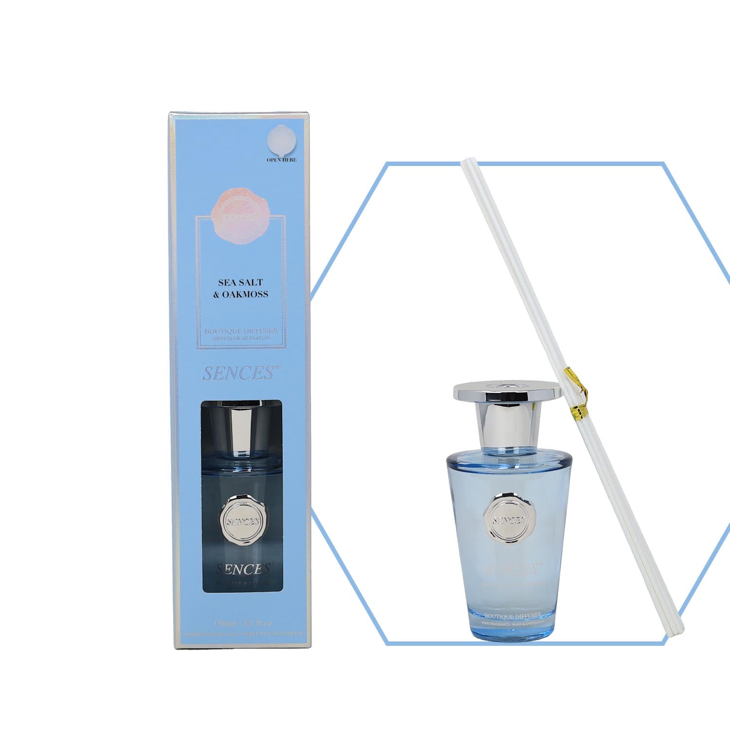 Baltus Reed Diffuser 150ml Sences Sea Salt & Oakmoss