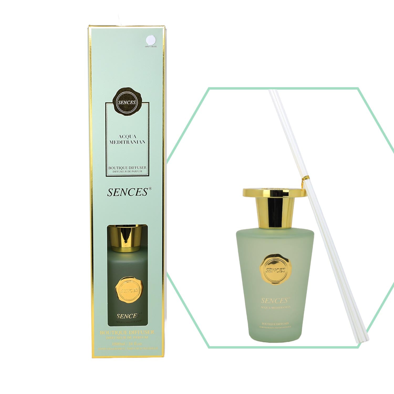 Baltus Reed Diffuser 1000ml Sences Acqua Meditranian