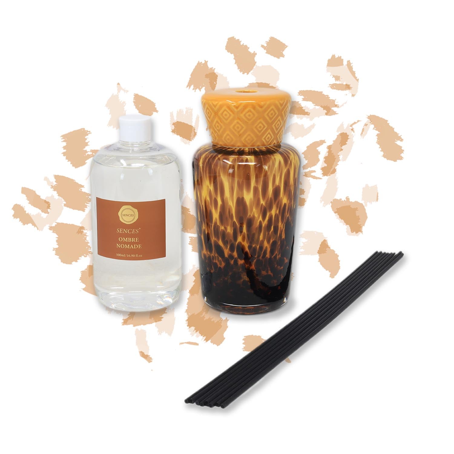 Baltus Sences 500ml Animal Print Ombre Nomade Reed Diffuser
