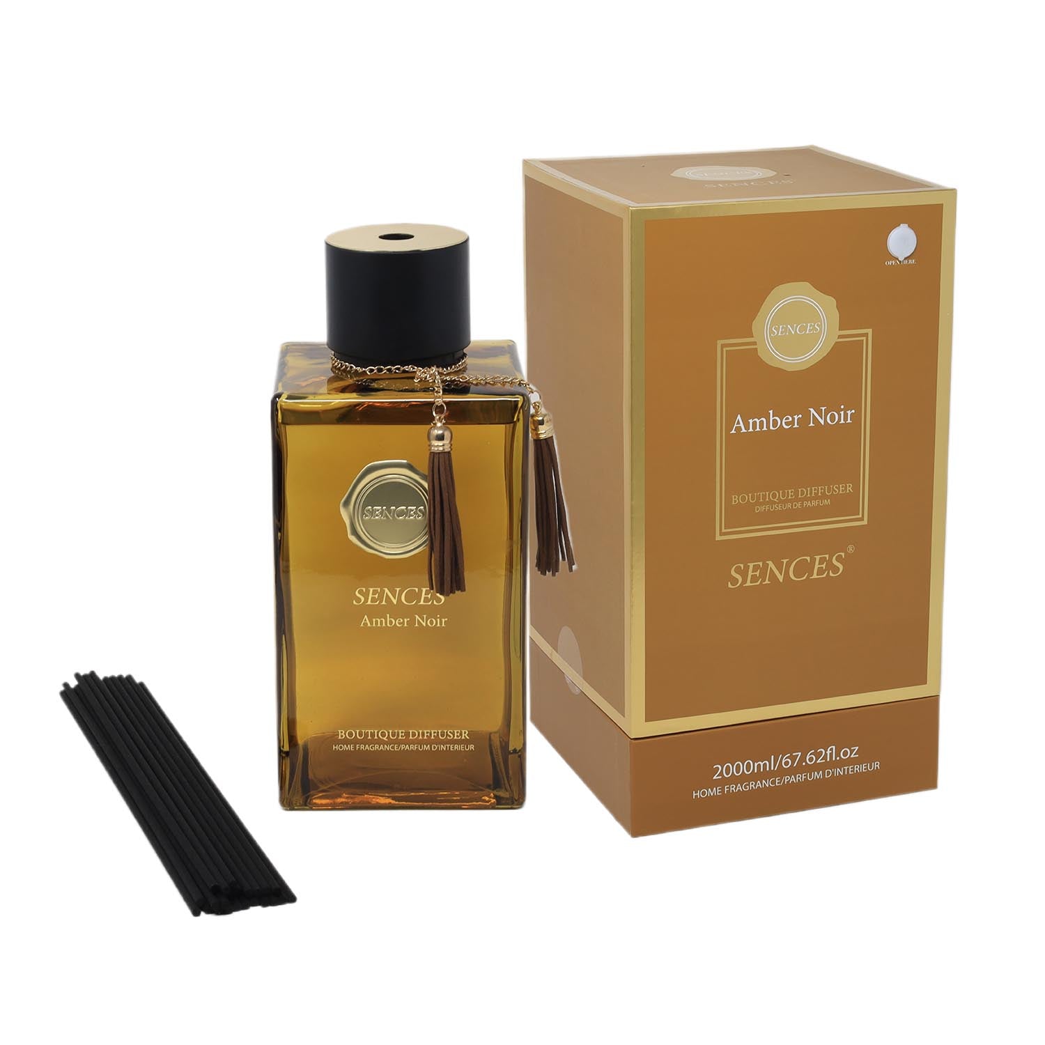 Baltus Reed Diffuser 2000ml Amber Noir