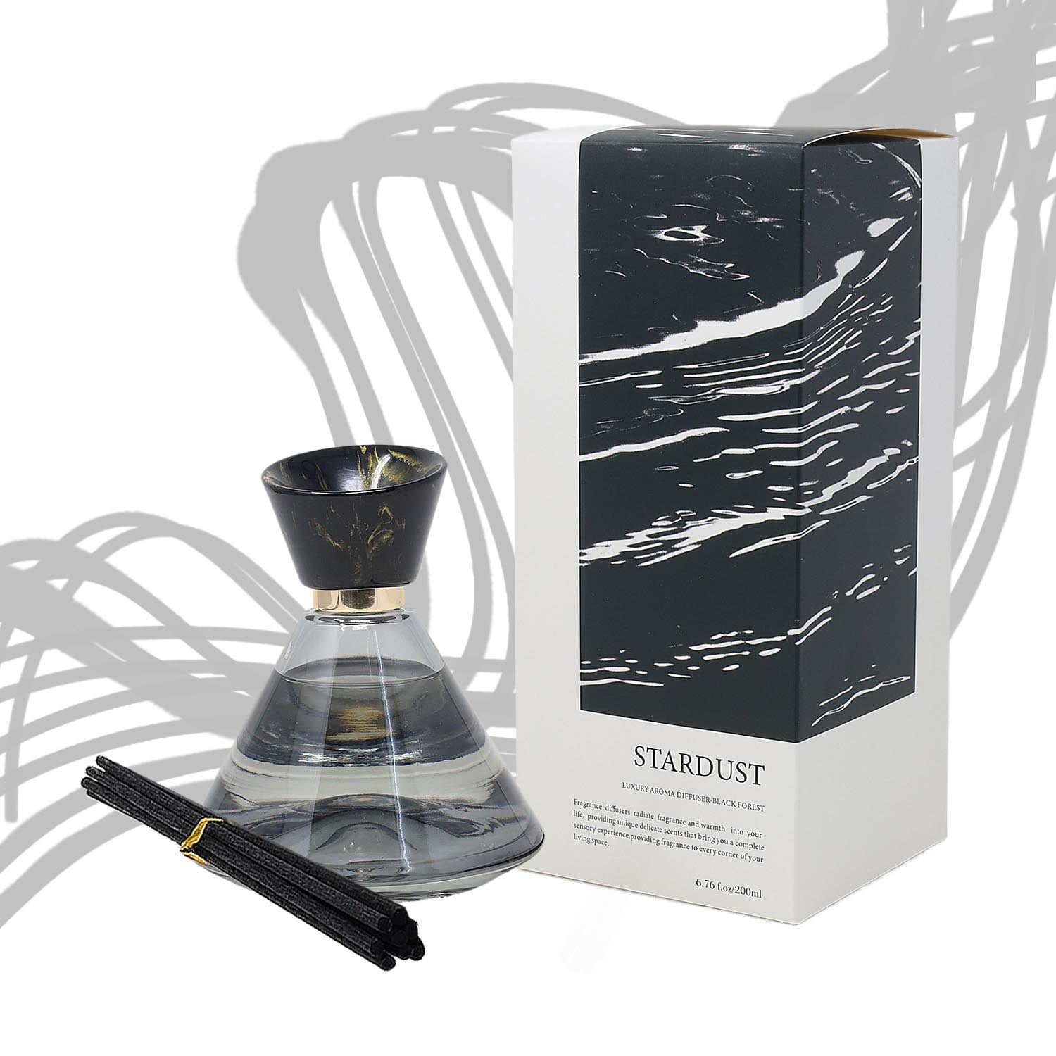 Baltus 200ml Stardust Luxury Aroma Black Forest Reed Diffuser