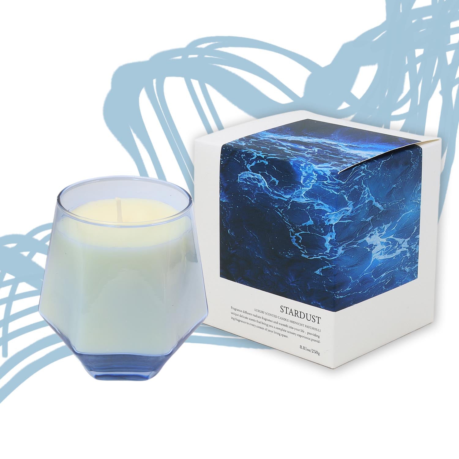 Baltus 250g Stardust Luxury Aroma Midnight Patchouli Scented Candle