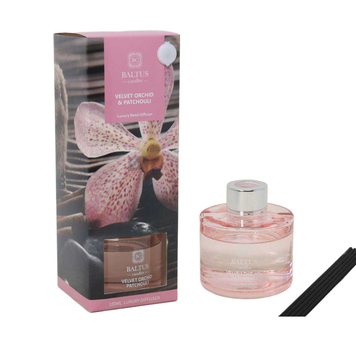 100ml Baltus Luxury Velvet Orchid Patchouli Reed Diffuser