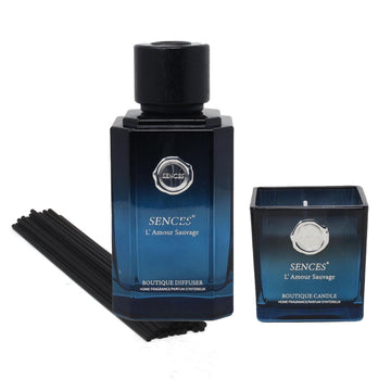 Baltus Reed Diffuser & Scented Candle L'Amour Sauvage Fragrance Gift Set