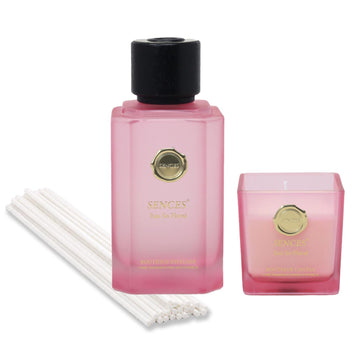 Baltus Reed Diffuser & Scented Candle Eau So Floral Fragrance Gift Set