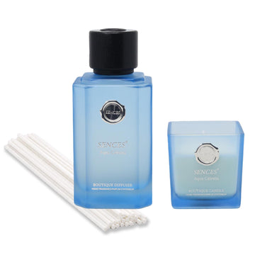 Baltus Reed Diffuser & Scented Candle Aqua Celestia Fragrance Gift Set