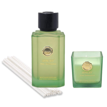 Baltus Reed Diffuser & Scented Candle Acqua Mediterranean Fragrance Gift Set