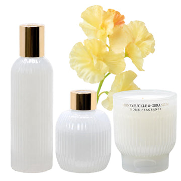 Baltus 3Pc Diffuser Room Spray & Candle Flowerbomb Honeysuckle & Geranium Gift Set