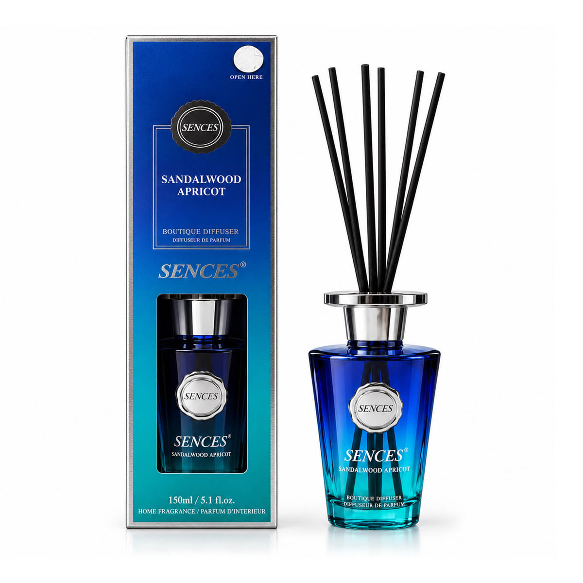 300ml Baltus Sences Sandalwood & Apricot Reed Diffuser