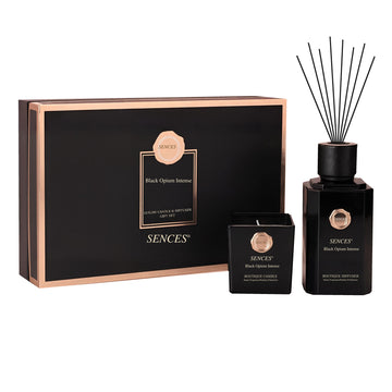 Baltus Sences Black Opium Intense 500ml Reed Diffuser & 200g Candle Gift Set