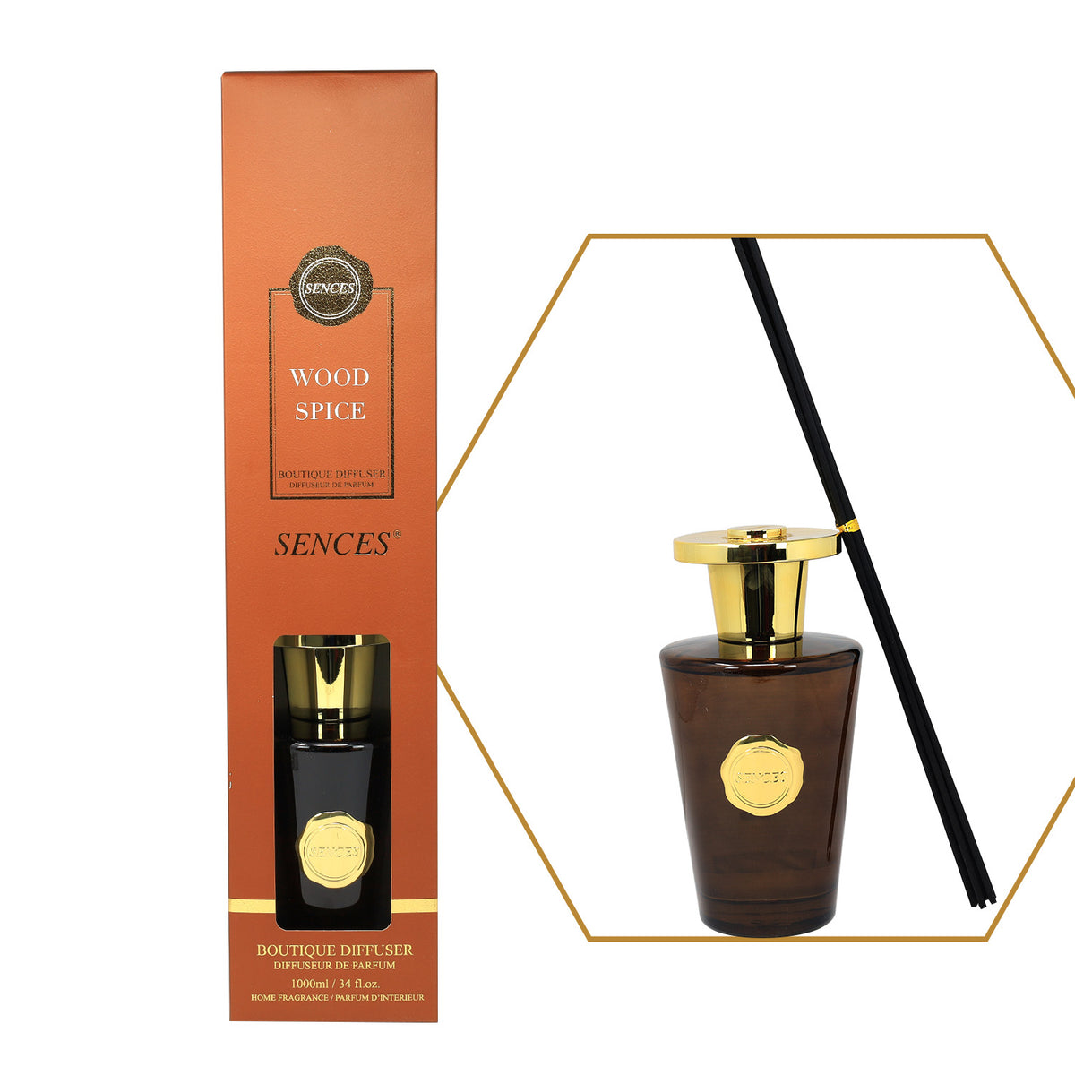 Baltus Reed Diffuser 1000ml Sences Wood Spice