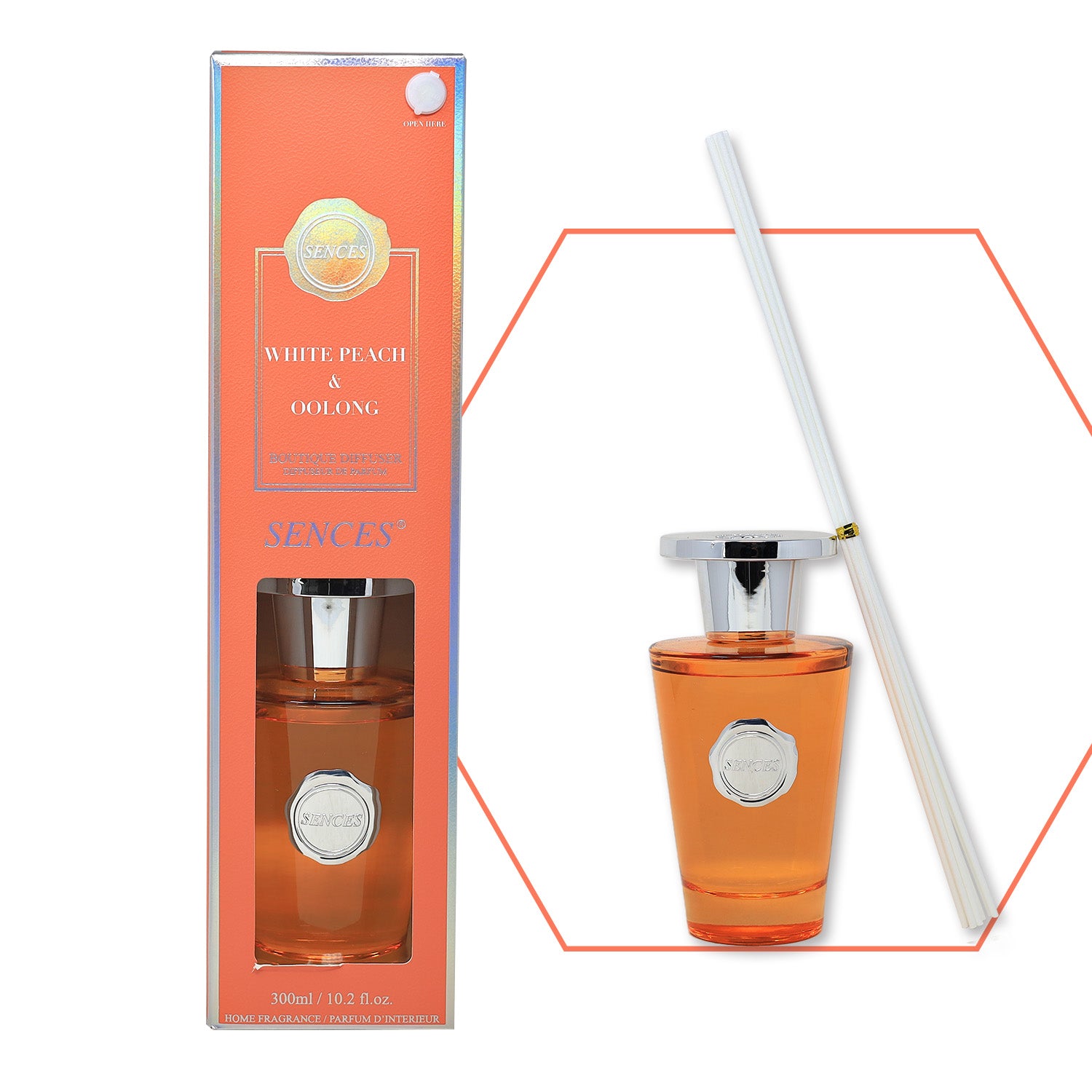 Baltus Boutique Reed Diffuser 300ml White Peach & Oolong