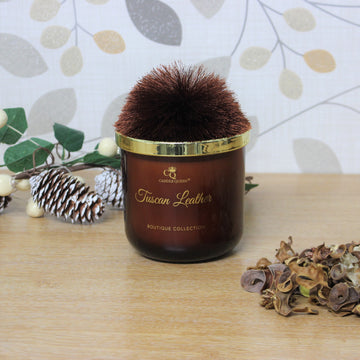 Baltus Candle Queen Tuscan Leather 2 Wick 370g
