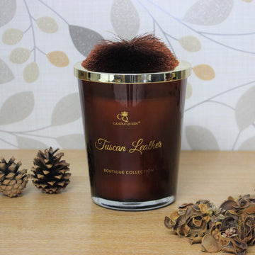 Baltus Candle Queen Tuscan Leather 3 Wick 800g