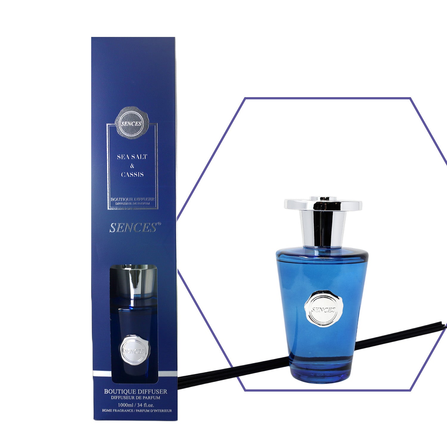 Baltus Reed Diffuser 1000ml Sences  Sences Sea Salt & Cassis