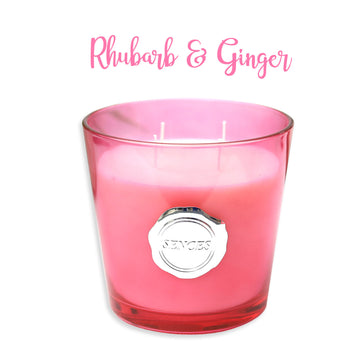 4-Wicks 600g Rhubarb & Ginger Scented Candle