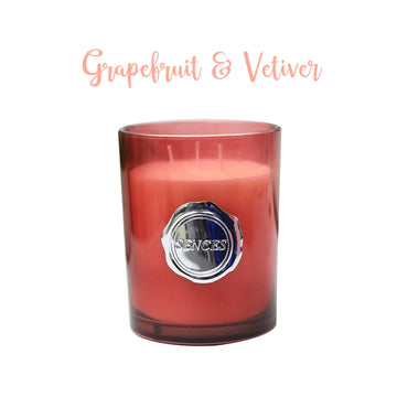 3-Wicks 470g Baltus Grapefruit & Vetiver Scented Candle