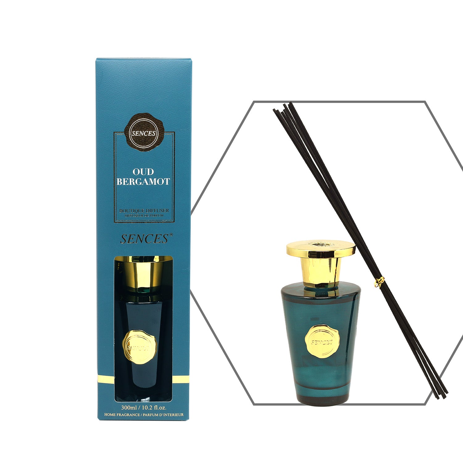 Baltus Boutique Reed Diffuser 300ml Sences Oud Bergamot