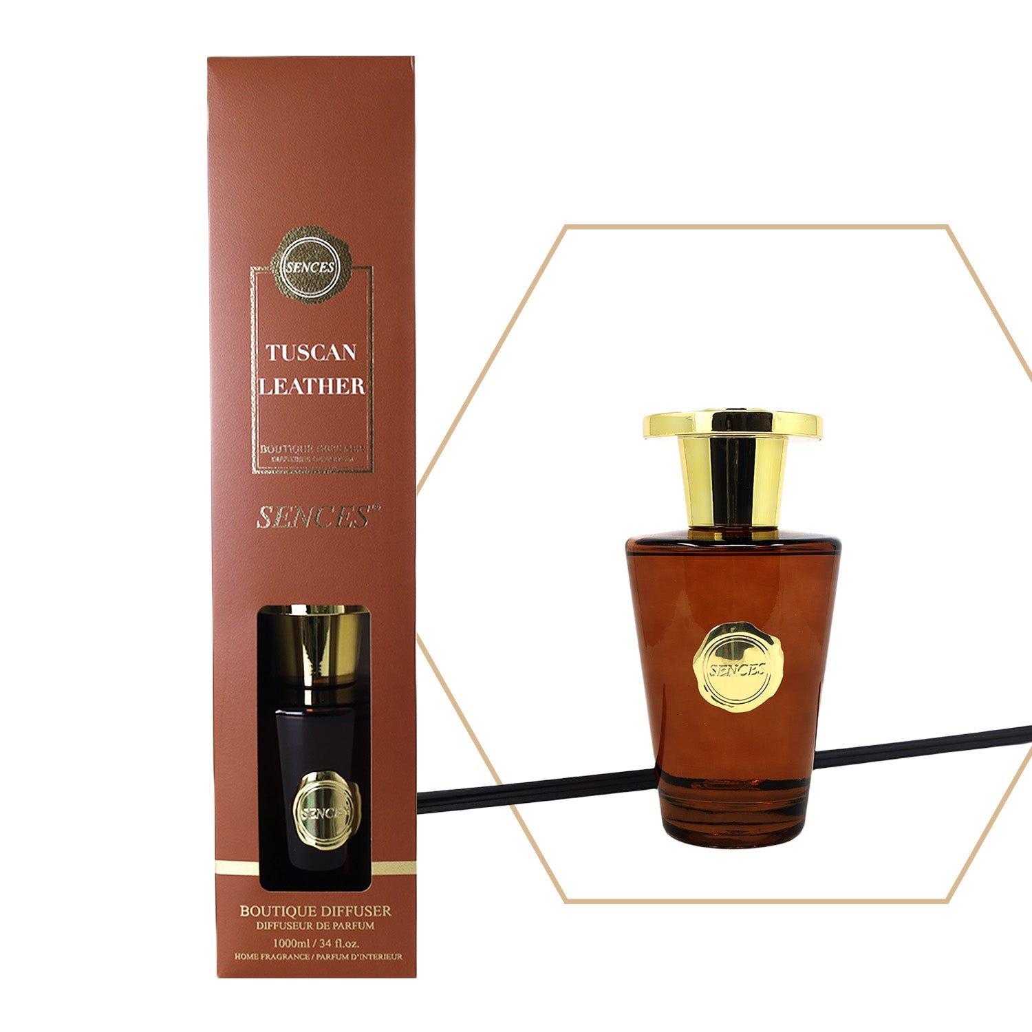 Baltus Boutique Reed Diffuser 1000ml Sences Tuscan Leather