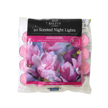20pc Baltus Scented Tealight Candles Magnolia Blooms