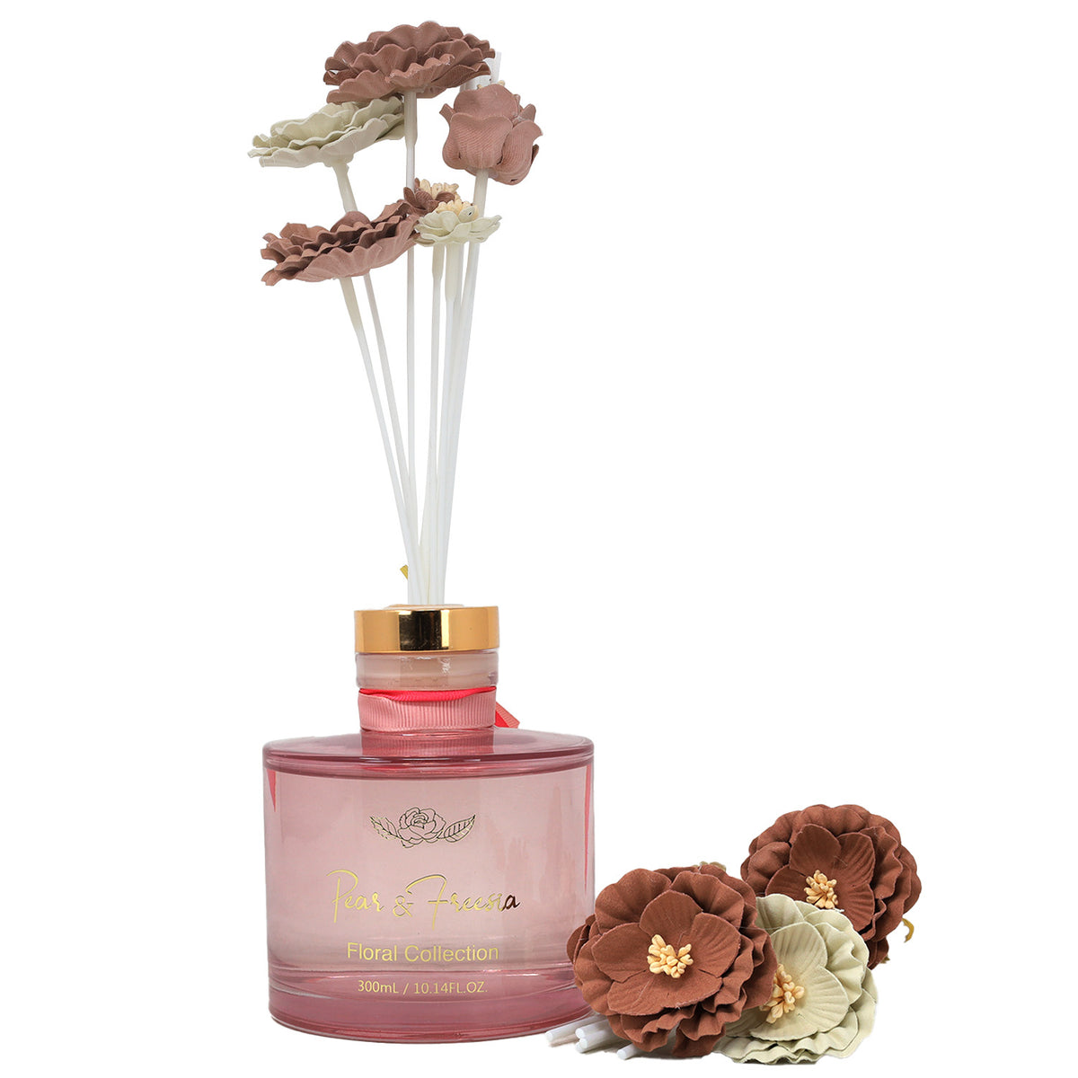 Baltus Reed Diffuser 300ml Sences Pear & Freesia With Faux Flower