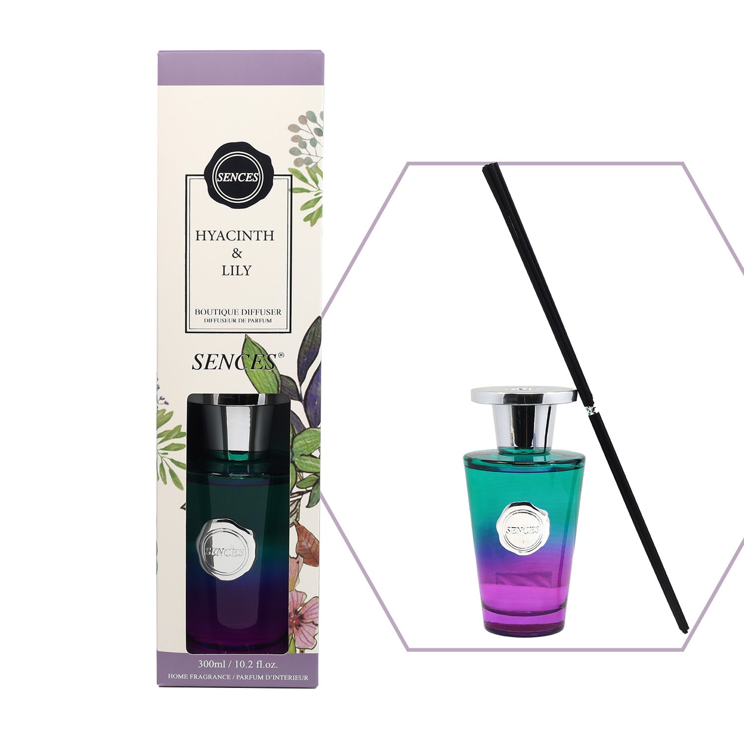 Baltus Boutique Reed Diffuser 300ml Sences Hyacinth & Lily