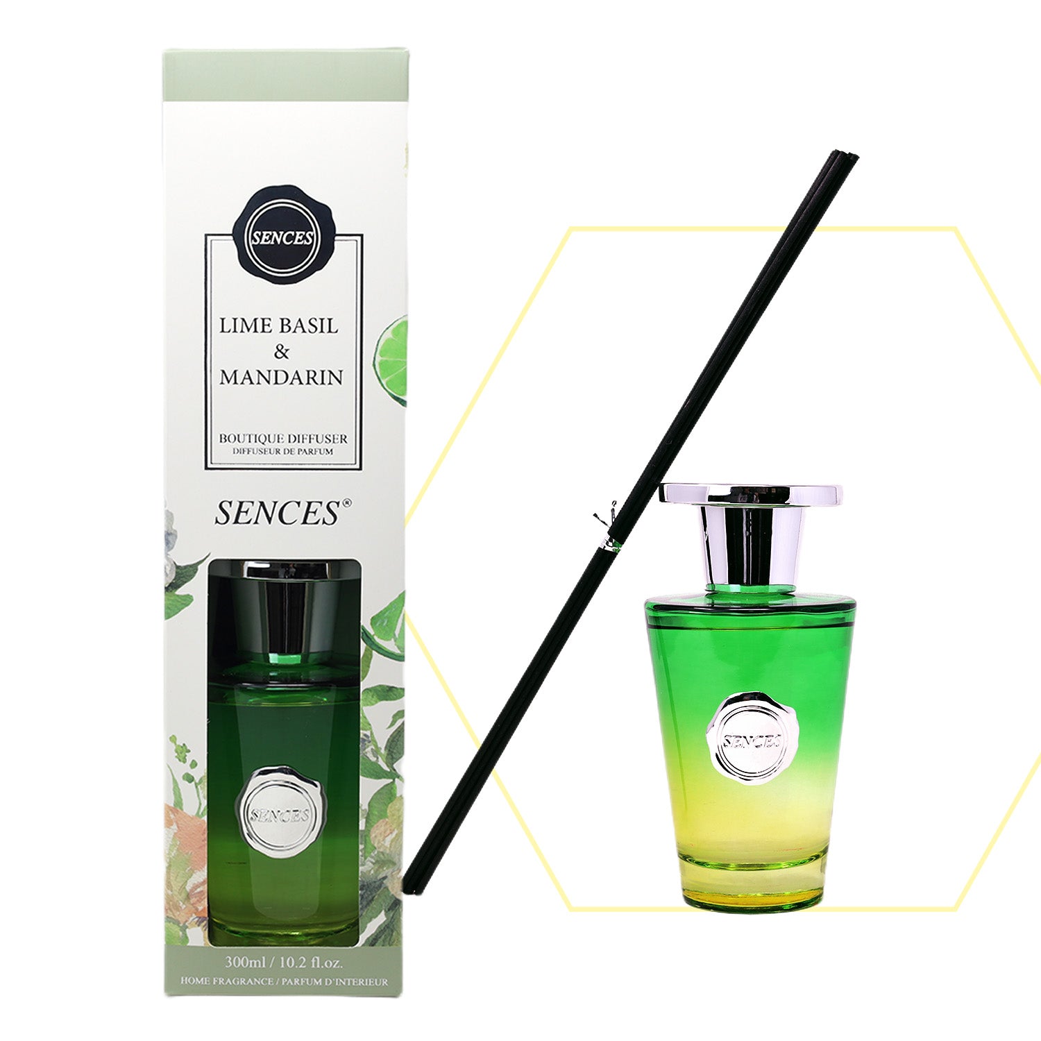 Baltus Boutique Reed Diffuser 300ml Sences Lime Basil & Mandarin