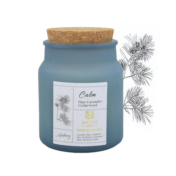 152grams Pine Lavender Cedarwood Apothecary Candle Jar