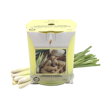 170g Lemongrass & Ginger Scented Candle