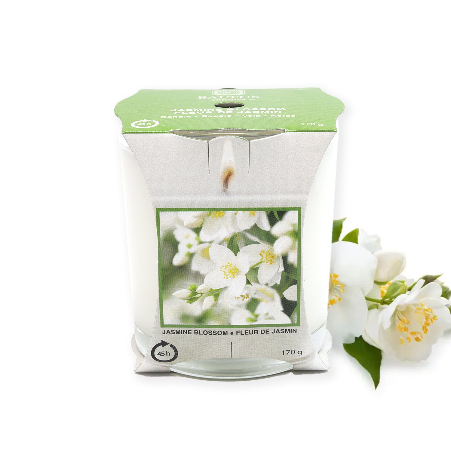 170g Baltus Jasmine & Blossom Scented Candle