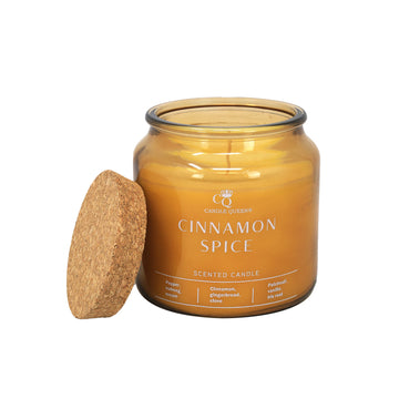 390g Baltus Scented Candle Queen Cinnamon Spice Single Wick Jar